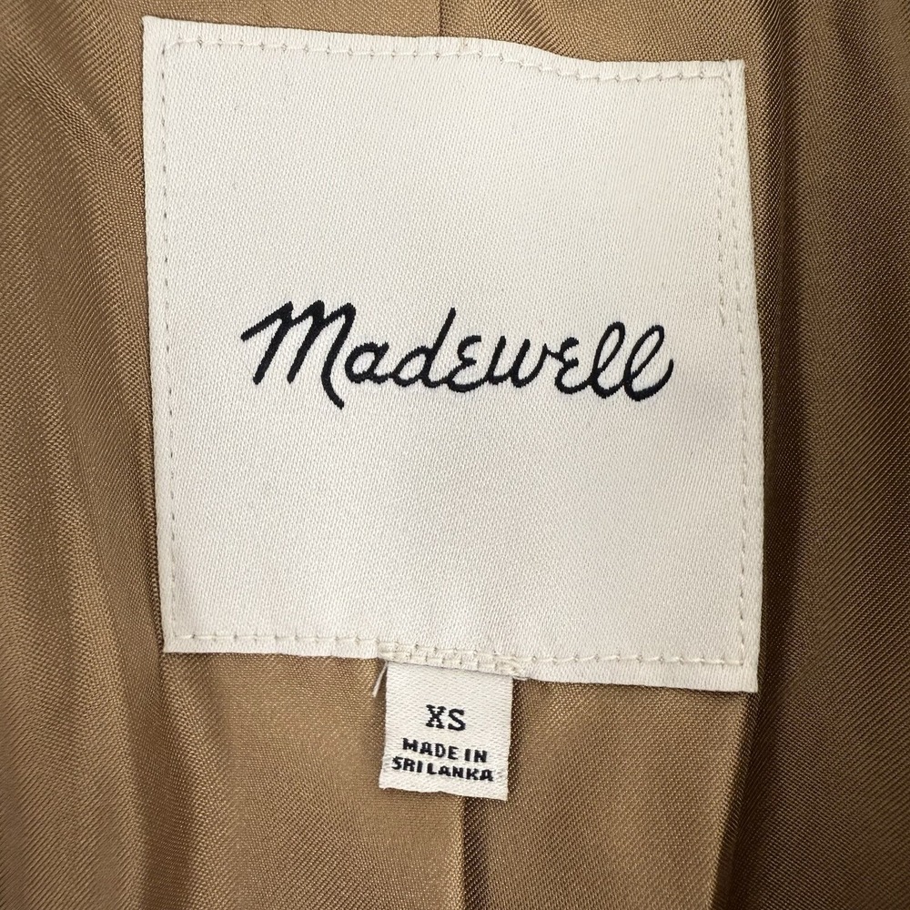 Madewell Boucle Larsen Blazer XS Toffee Brown Wool Alpaca Blend Single‎ Breasted - Picture 11 of 16